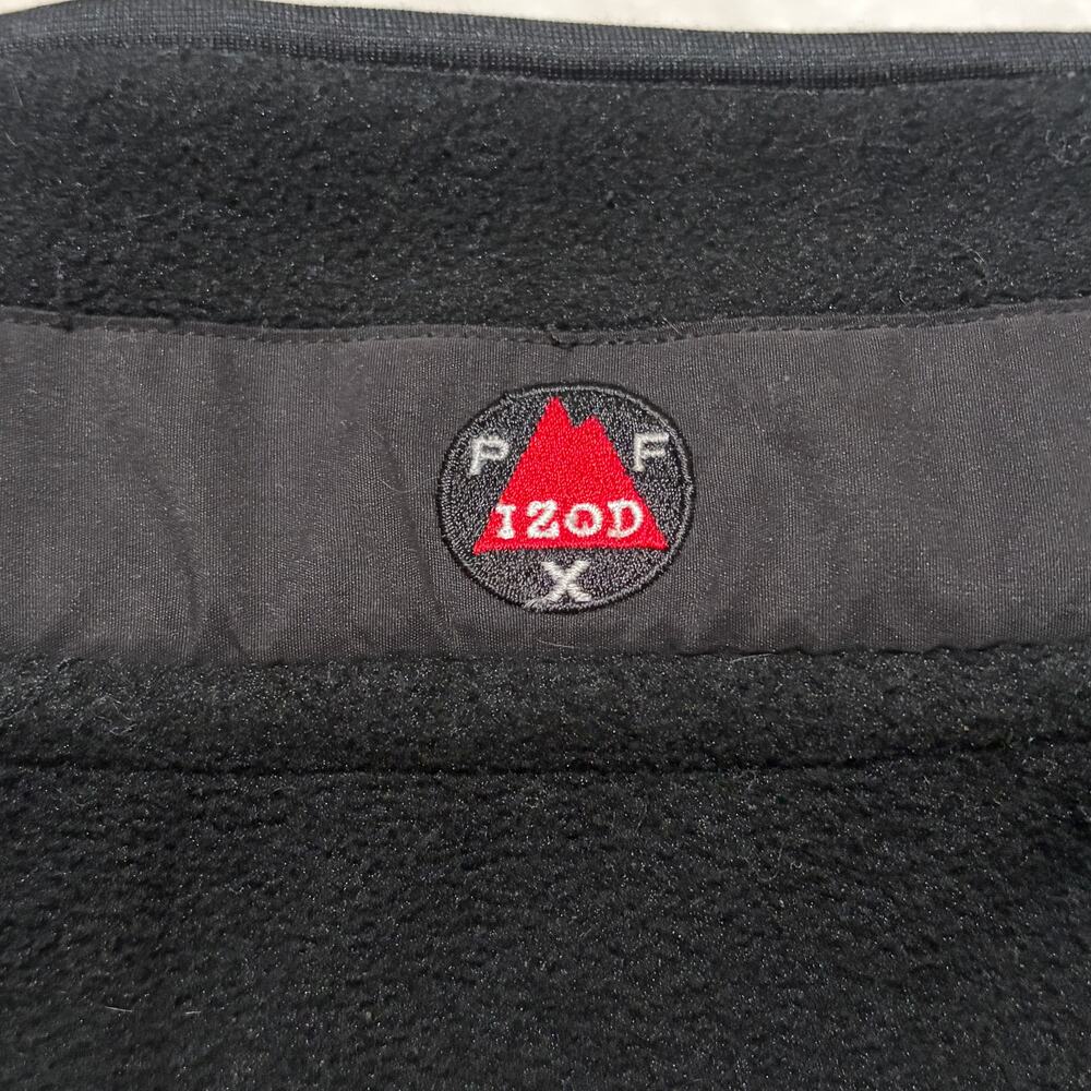 Izod Maxx Jacket Mens Medium Black PerformX Air FX Full Zip Fleece Lined Outdoor - Picture 10 of 16